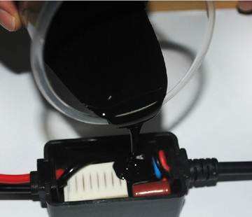 黑色硅膠灌封膠 黑色硅膠灌封膠