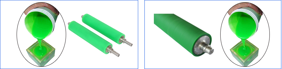 移印硅膠制成的硅膠輥 移印硅膠制成的硅膠輥